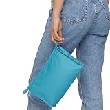 noTrash2003 Kulturtasche 28 x 18 x 8,5 cm Torba kosmetyczna z zamkiem błyskawicznym w 6 kolorach, składana, lekka torba na podróż lotniczą i urlop, królewski błękit, Nowoczesny