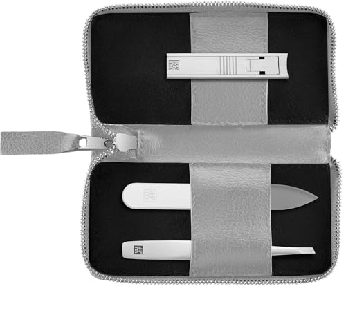 ZWILLING Manik&uuml;re Pedik&uuml;re Set 3tlg. mit Kompakt-Nagelknipser grau 1 Stk.