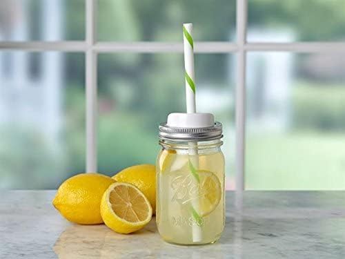Ball Regular Mouth Mason Sip and Straw Lids