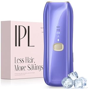 Ziska Laser Hair Removal for Women and Men,Painless IPL Hair Removal with Ice-Cooling System at Home Use for Armpits Legs Arms Bikini Line