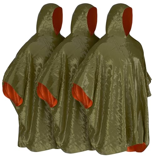 Swiss Safe Mylar Emergency Rain Ponchos