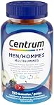 Centrum Hommes MultiGummies, Multivitamines/Suppléments Minéraux Gummies, Saveurs Cerise, Baie et Pomme, 130 Comptes (L'emballage peut varier)