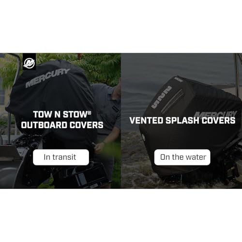 MERCURY Vented Splash Cover for L6 250hp Verado Outboard Engines, Black by MERCURY - Image 5