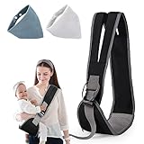 💖FÁCIL DE TRANSPORTAR Y ALMACENAR : Hecha de tela suave, transpirable y lavable a máquina, la mochila portabebé recién nacido es liviana, fácil de guardar y transportar, Equipado con bolsillos con cremallera, puedes poner algunos artículos ligeros y pequeños para llevar contigo. Adecuado para bebés de 0 a 48 meses, con un peso de 3,2 a 16 kg.