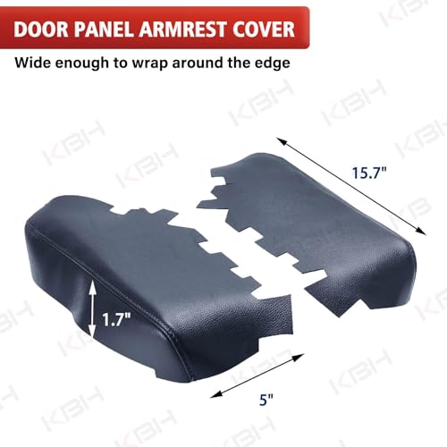 Front Door Armrest Cover Replacement for Toyota Avalon 2013-2018, Dark Gray by KBH - Used condition - Image 7