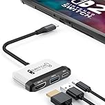 Switch Dock for Nintendo Switch 2/Switch/OLED, 3-in-1 Portable TV Dock with 4K@60Hz HDMI USB 3.0 Port USB C PD 100W Charging,Mini Travel Dock Replacement for Switch Docking Station