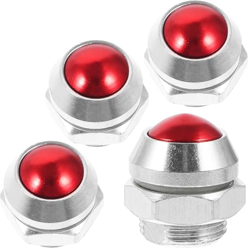 SHOWERORO Válvulas de Repuesto para Ollas a Presión, 4 Piezas en Acero Inoxidable, Diseño Compacto para Fácil Montaje, Compatibles Diferentes Marcas, Uso en Cocina Doméstica y Profesional