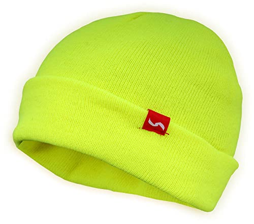 Traega Bonnet à doublure standard ou Thinsulate haute visibilité pour l'hiver chaud confortable respirant (jaune) Cover