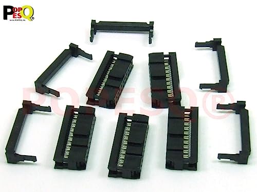 POPESQ® 5 Stk. x IDC 2.54mm Stecker Flachbandkabel 20 polig #A1357