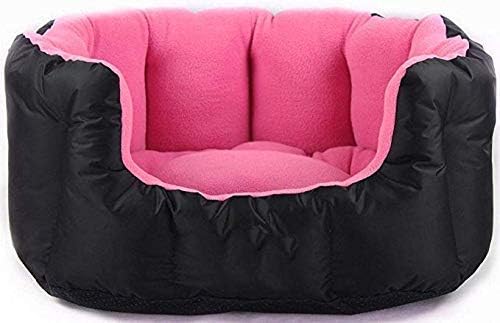 Reversable Dual Color Pink & Black Ultra Soft Ethnic desingner Bed for Dog & cat (Export Quality)-Large