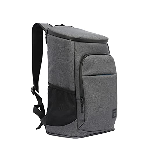 Lunch Box Organizer 35 Can Cooler Picnic Backpack Insulated Leakproof Cooler Bag Large Suitable for Camping Picnic Beach Picnic Coolers (Color : Grey B)