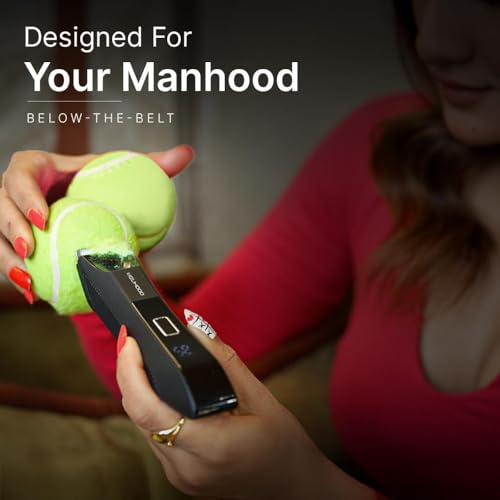 Image of MENHOOD Trimmer 4.0 Foil and Ceramic Dual Head Body Ball Pubic Hair Trimmer for Men Manscaping Closest Shave No Nicks IPX7 Waterproof LED Spotlight USB-C 150 Min