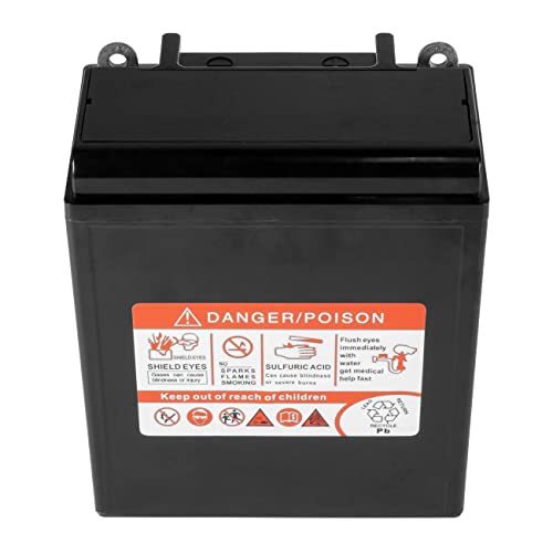 Caltric Agm Battery Compatible With Kawasaki Vulcan 500 En500A 1990 1991 1992 1993 1994 1995 1996 #TOP4