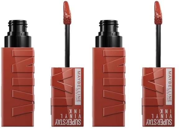 Image of Maybelline New York Superstay Vinyl Ink Liquid Matte Lipstick - Extra, Instant Shine & Transfer Proof. Superstay Vinyl Ink Liquid Lipstick Last Up To 16 Hours, Enriched With Vitamin E & Aloe | 4.2Ml