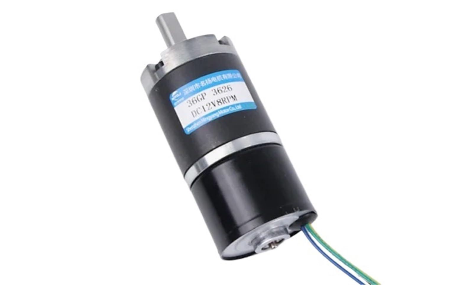 Motorreductor planetario de CC sin escobillas, 100 kg, 36 mm, 3626, 12 V, 24 V, 30 000 horas, con regulación de velocidad y par elevado.(Shaft diameter 6mm,12V 12 rpm,Only motor)