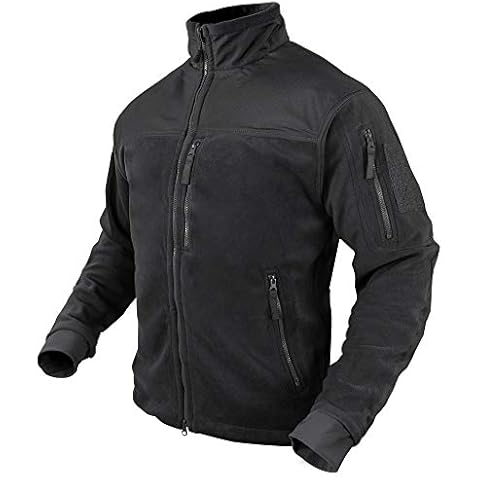 CONDOR OUTDOOR Alpha Fleece Jacket, Color: Black, Size: XL (601-002-XL) Cover