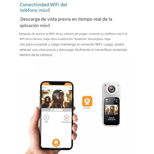 Caméscope électronique mains libres et mini caméra d'action de voyage - 5