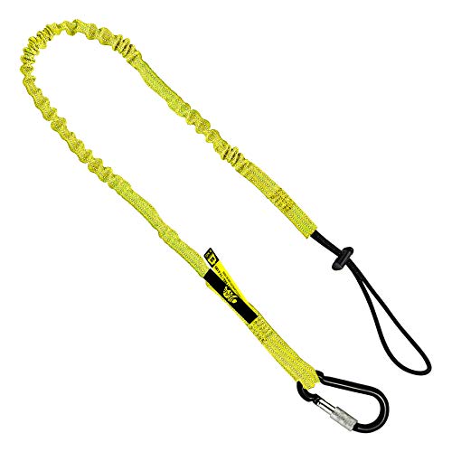 Image of BearTOOLS 3 Foot Safety Tool Lanyard, Tough Scaffold Hard Hat Lanyard with Carabiner, Adjustable Loop End, Ultra-Durable, Premium Quality Materials Ideal for Scaffold, Tools, Construction (1)