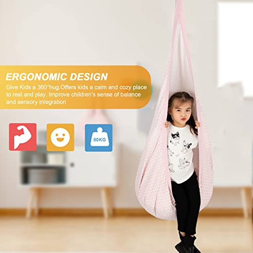 Yaersi Kids Pod Swing Seat Child Swing Chair With Pvc Inflatable Cushion For Indoor And Outdoor Play Durable Portable #TOP1