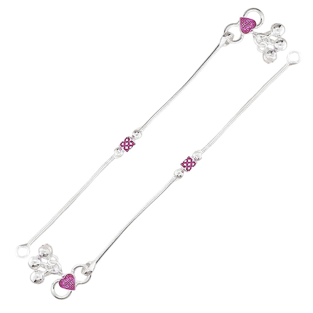 Sahiba Gems 925 Silver Baby Girl Anklet (Payal) – 1 Pair | Fit For 6 Months to 18 Months Baby Girls ~ Aanklet Length 5 Inc... - Review, Price and Buying Guide