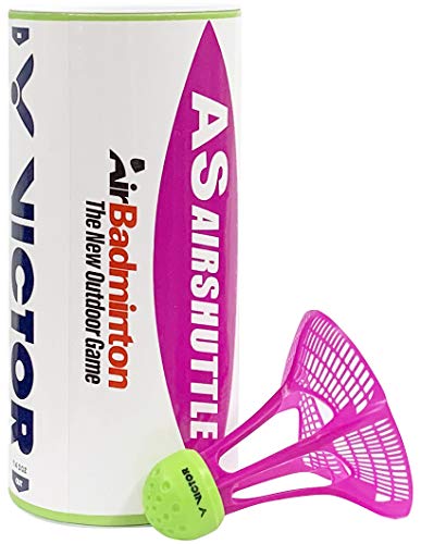  VICTOR Airshuttle Balles de Badminton Rose/Jau...