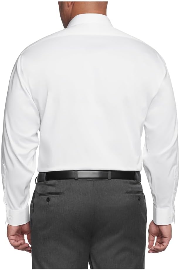 Van Heusen Men's Tall Fit Ultra Wrinkle Free Flex Collar Stretch Dress Shirt (Big & Tall) - Image 2