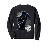 17MARF00226A-001 Marvel Black Panther Warrior King Color Pop Claw Sudadera