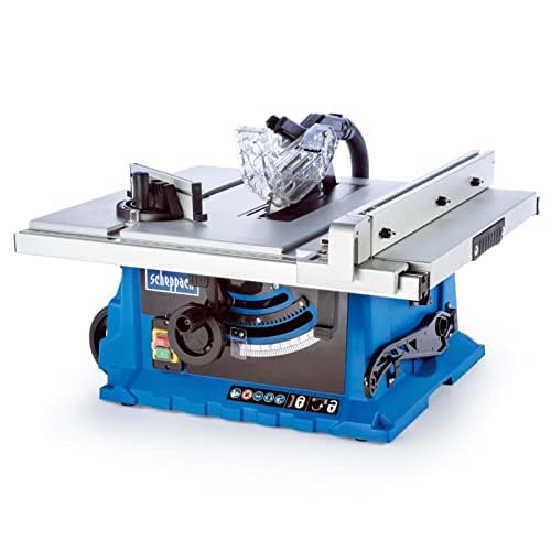 Scheppach Profi Tischkreissäge HS105 ohne Untergestell | mit 2. Sägeblatt | 2000W Leistung | Sägeblatt Ø 255mm | Schnitthöhe 75mm
