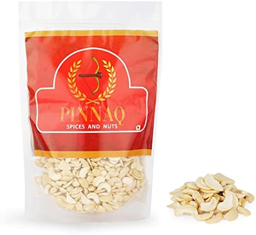 PINNAQ Cashews, Adf 2 Pcs Healthy Dry Fruit Broken Cashews, Big Size, Kaju Tukda - 150gm
