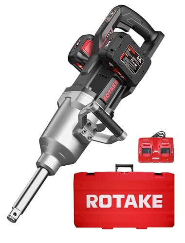 ROTAKE 1" Industrial Cordless Impact Wrench Kit, 2980 FT-LBS