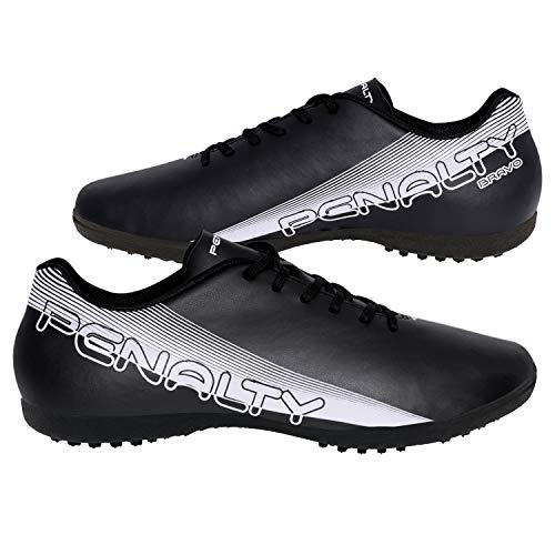 Chuteira Society Bravo Xx Penalty Preto/Branco