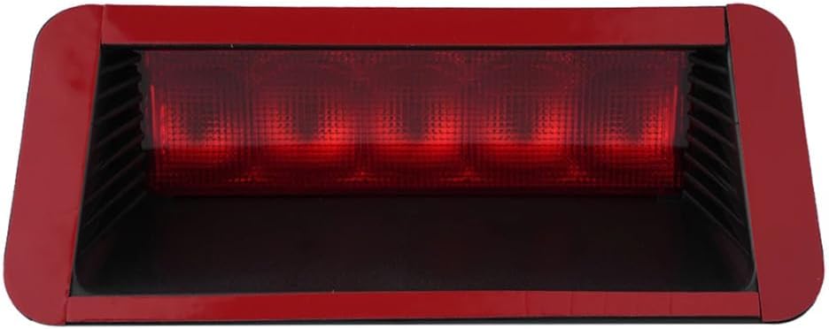 Riloer Brake Lights, Universal Fit for cars, High Mount Rear Third Tail, Flat/Spade type high mounted brake light, 12V DC, Flat