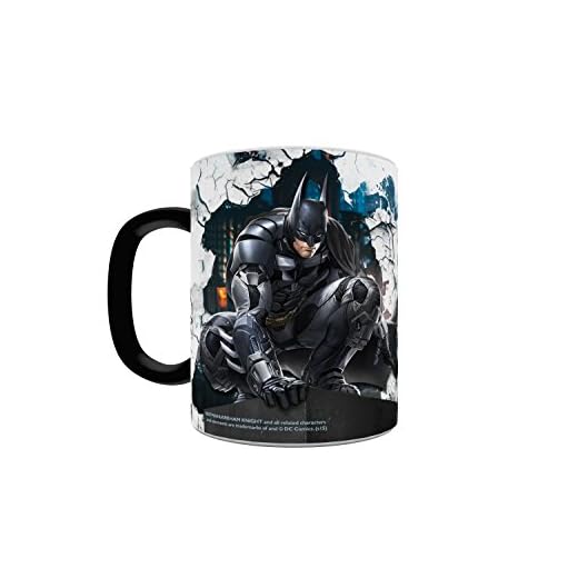 Morphing Mugs Batman Arkham Knight (Batman) Ceramic Mug, Black, 325ml