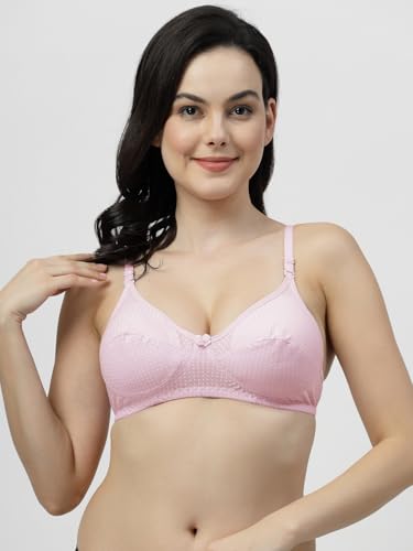 Image of Blue, Lemon, Green Wirefree Non Padded Polka Print Bra