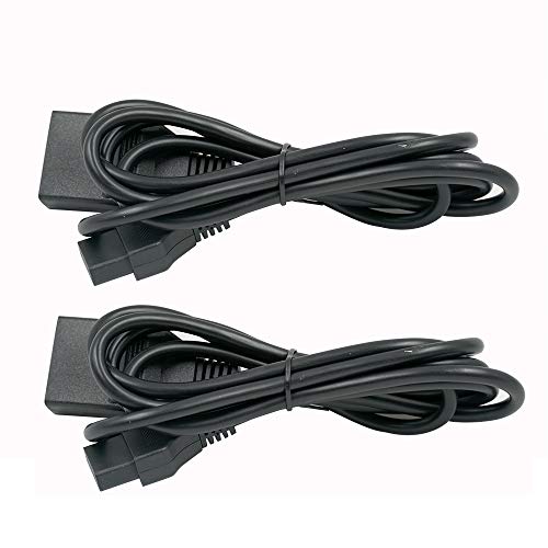 LOT 2 Mcbazel 6 Feet Extension Cable Compatible with SNK AES MVS Famicom Neo Geo Controller Joystick Gamepad