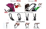 BRAVESHINE Keychain with Snap Hook Carabiner Clips, Paracord Keychain Carabiner Clips with Locking D Ring Hooks Hangers, Heavy Duty Lanyard Key Chain for Car Keys, Backpack, Tools, Men, Women - Image 3