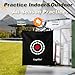 Gagalileo Golf Target Cloth: 5x4FT Protective Net Portable Easy Setup with Ropes Indoor Outdoor Practice All Golfers Training Accuracy for Backyard Garage
