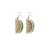 3D Lemon Earrings for Women Funny Imitation Lemon Lightweight Fruit Earrings Fashion Cute 3D Green Yellow Lemon Resin Earrings for Women Gifts Jewelry