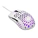 Cooler Master mm711 60G Glossy White Gaming Mouse with Lightweight Honeycomb Shell, Ultraweave Cable, 16000 DPI Optical Sensor and RGB Accents
