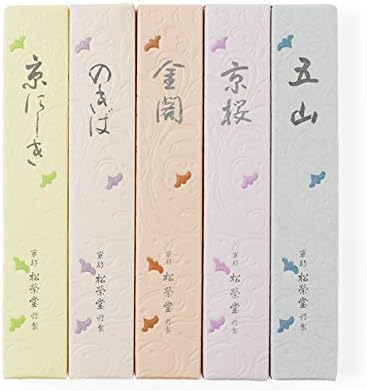 Shoyeido Kyoto Incense Kokoroka, 5 Types (Gift Box)