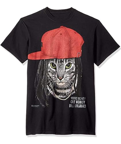 Photo de Men Cat Young Money Billionaires Tee T-Shirt The Mountain Black M