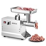 WILPREP Electric Meat Grinder Machine, 550W Commercial Meat Grinder with Reverse Function Dual Grinding Plates, Heavy Duty 265 lb/h Industrial...