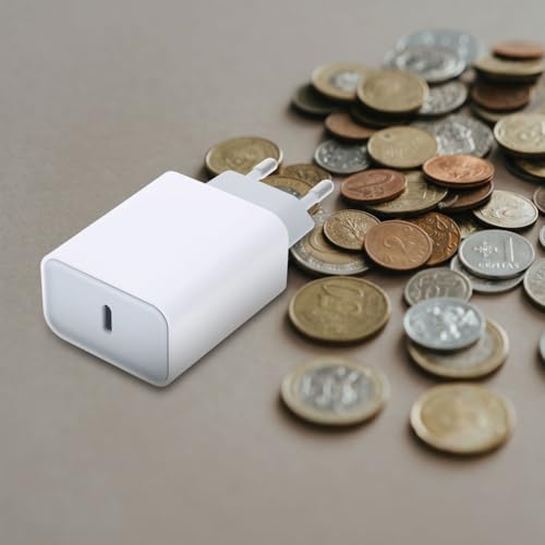 Homoyoyo Weiße Versteckte Gelddose – Tragbarer Geheimbehälter als Ladegerät Getarnt | Sicherer Aufbewahrungsbox für Bargeld Schmuck & Wertsachen | Robustes Reisegeheimfach