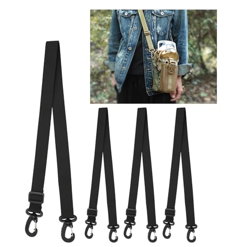 Replacement Shoulder Strap, Adjustable Straps with Swivel Clips for Bags, Water Bottle Carrier Sling, Briefcase, Messenger, Crossbody Bag