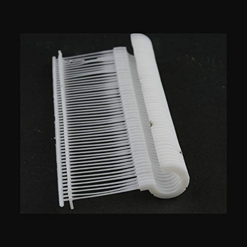 Acuteye 1-1/2" J Hook Fasteners For Standard Tagging Guns, J-Hook Plastic Fasteners, 1.5" L Tag Gun J-Hooks, 5000 Pcs (Transparent Color) #TOP2