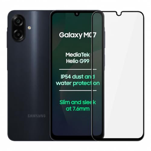 Image of EitanshaKart Tempered Glass Screen Protector for Samsung Galaxy M07