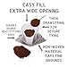 The Original French Press Brewing Bags - 50 Easy Fill Fine Mesh Disposable Coffee Filters For Your French Press Coffee Maker - Perfect for Mason Jar Cold Brew, Beer Hops, Tea, 6