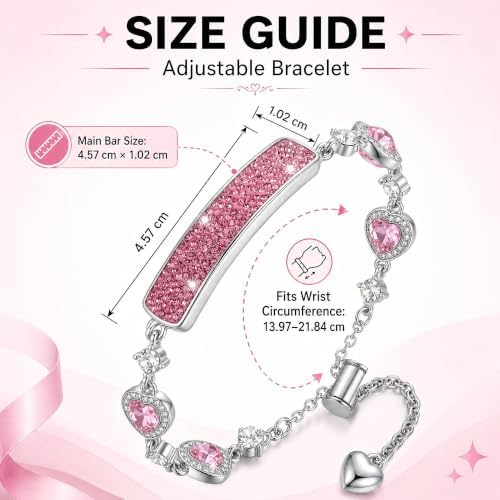 Irondance Smart Bracelet for Women – Jewelry Fitness & Activity Trackers with 24/7 Activity Heartbeat, Rhythm & Recovery, Adjustable Screenless Tracker for Women (Heart) — view 7