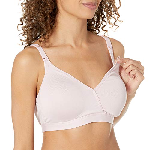 Playtex Women's Maternity & Nursing Shaping T-Shirt Wirefree Bra Us4958, Hush Pink Heather, Large #TOP2