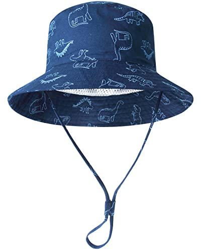 Adorel Sombrero de Pescador Gorra de Cubo Verano Bebé Niño Azul Zafiro 2-4 Años (Manufacturer Size: 52cm)